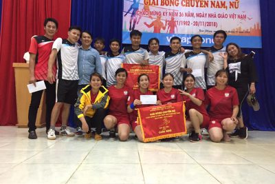 Phòng GD&ĐT Kon Plông tổ chức thành công giải bóng chuyền Nam-Nữ chào mừng 36 năm Ngày nhà giáo Việt Nam (20/11/1982-20/11/2018).
